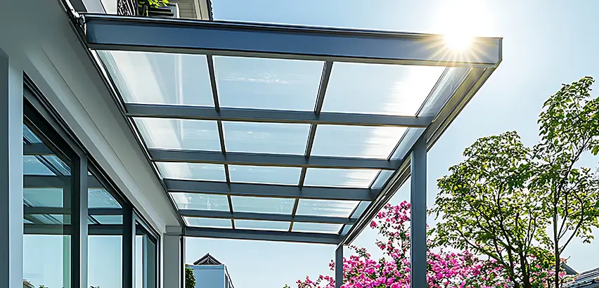 Glass Patio Roof Installation in Park Ridge