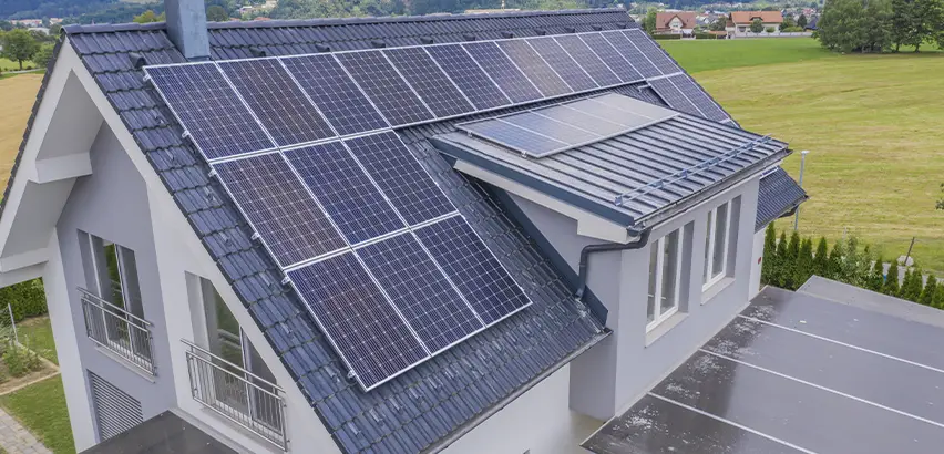 Residential Solar Roof Installation in Park Ridge