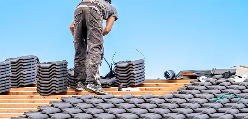 Replacing Tile Roof Underlayment in Park Ridge