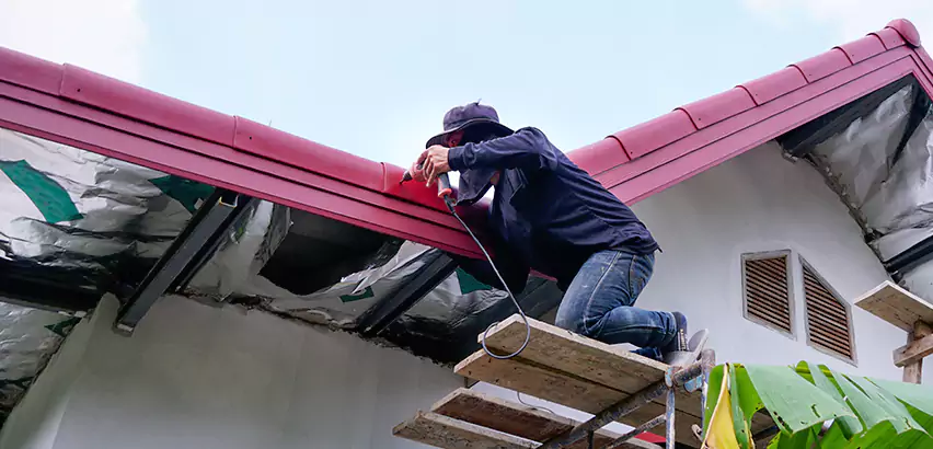 Residential Wind Damage Roof Repair in Park Ridge